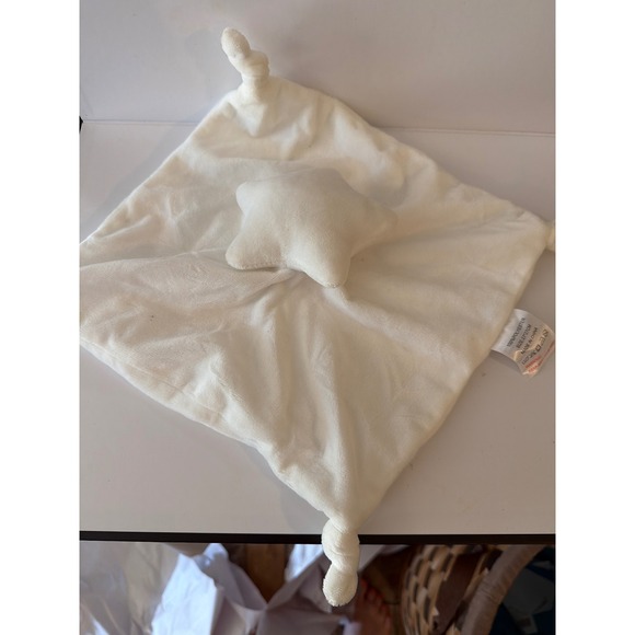 D&M Baby International Other - D&M Baby Plush Sensory Security Blanket Star Lovey Cream White 27x27cm